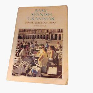Basic Spanish Grammar Jarvis Lebredo Mena 1988 Paperback